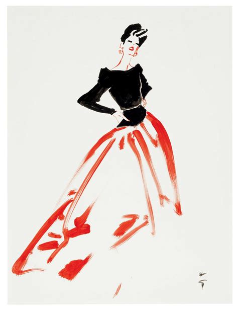 rene gruau fashion illustration.